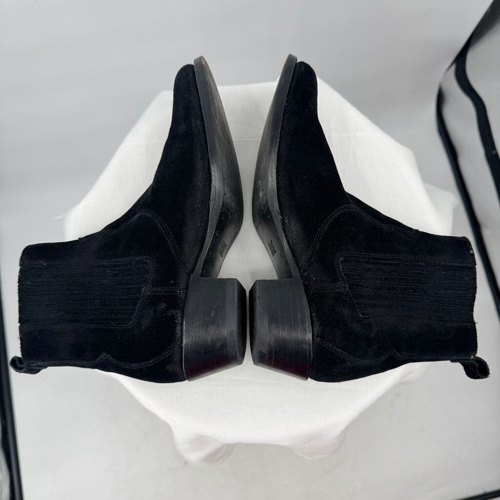 women Frye Diana Suede Chelsea Boots Black Shoes 8