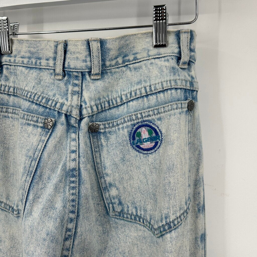 women LA Gear Acid Wash Denim Set Blue Vintage XS