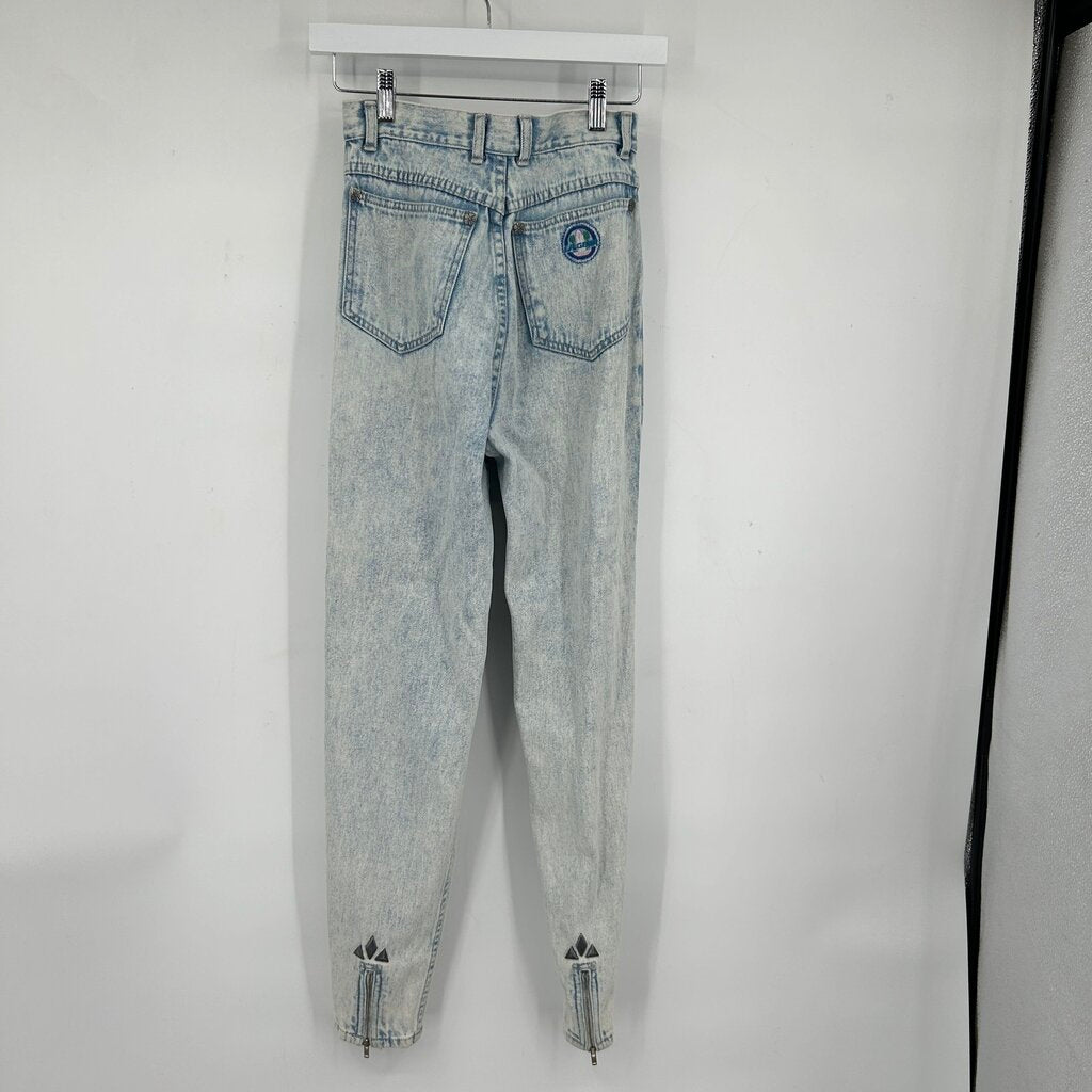 women LA Gear Acid Wash Denim Set Blue Vintage XS