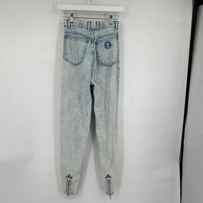 women LA Gear Acid Wash Denim Set Blue Vintage XS