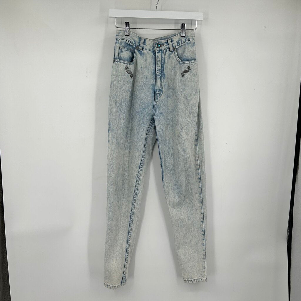 women LA Gear Acid Wash Denim Set Blue Vintage XS