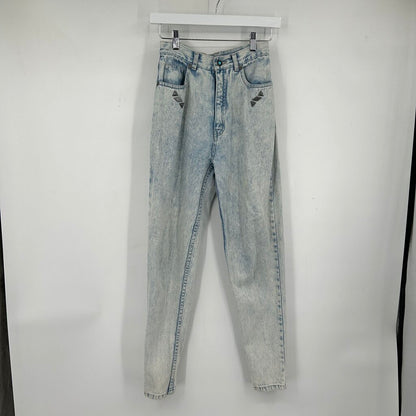 women LA Gear Acid Wash Denim Set Blue Vintage XS