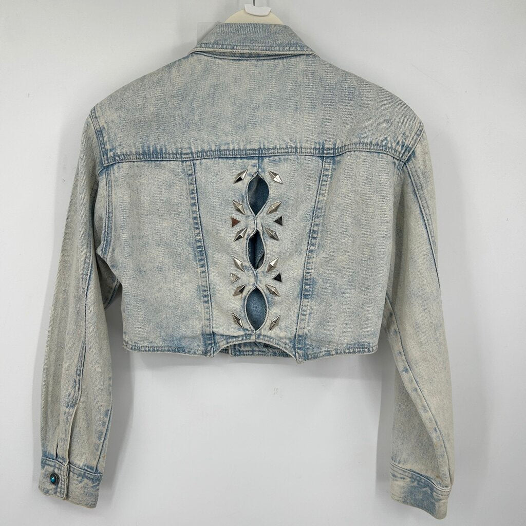 women LA Gear Acid Wash Denim Set Blue Vintage XS