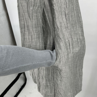 women Eileen Fisher Linen Blend Gray Jacket XS