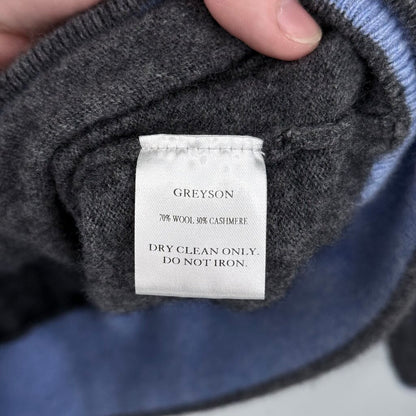 men Grayson MSRP $320 Koko Hoodie Dark Gray Heather Sweater L