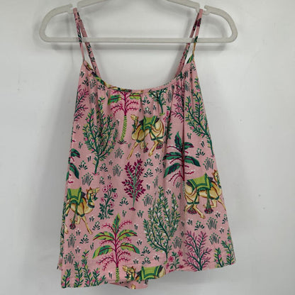 women Printfresh Camel's Courtyard Cami and Cropped Pant PJ Set Rose Intimates/Sleepwear XL