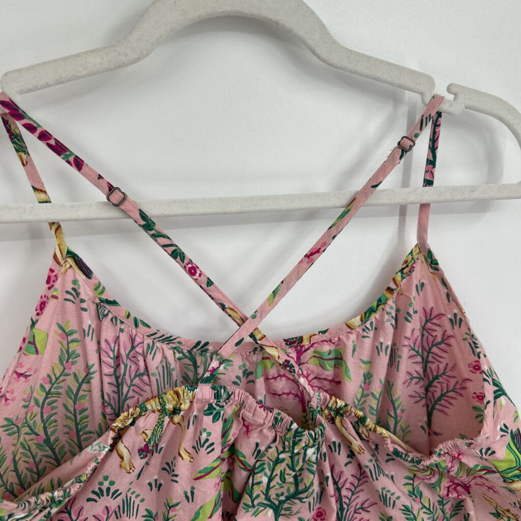 women Printfresh Camel's Courtyard Cami and Cropped Pant PJ Set Rose Intimates/Sleepwear XL