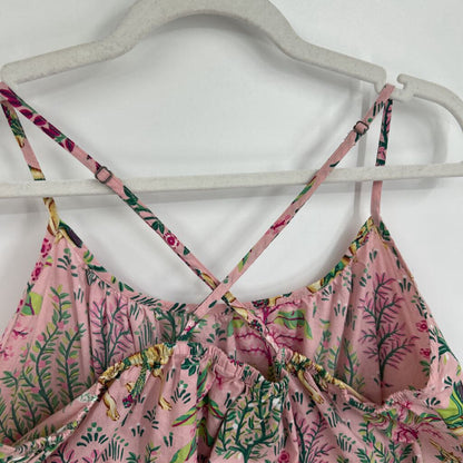 women Printfresh Camel's Courtyard Cami and Cropped Pant PJ Set Rose Intimates/Sleepwear XL