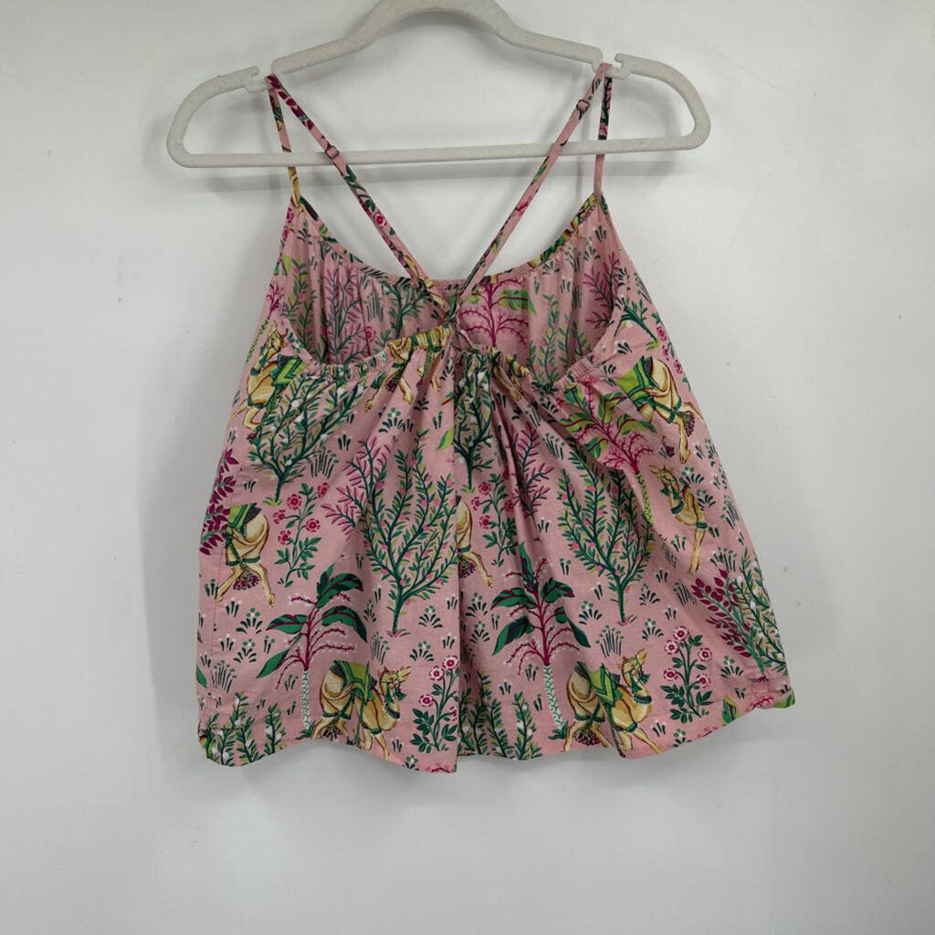 women Printfresh Camel's Courtyard Cami and Cropped Pant PJ Set Rose Intimates/Sleepwear XL