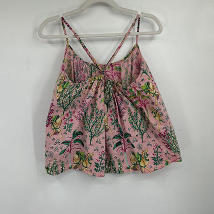 women Printfresh Camel's Courtyard Cami and Cropped Pant PJ Set Rose Intimates/Sleepwear XL