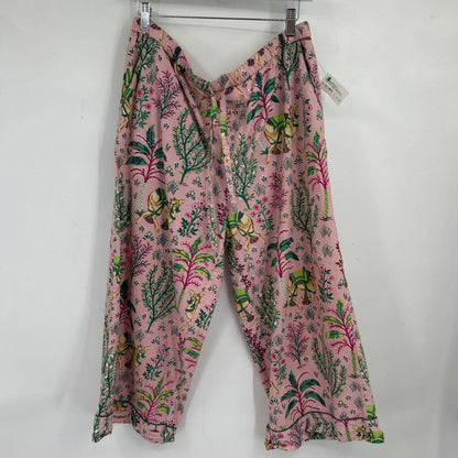 women Printfresh Camel's Courtyard Cami and Cropped Pant PJ Set Rose Intimates/Sleepwear XL