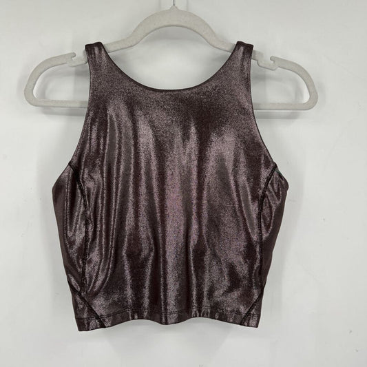 women Lululemon Align High-Neck Tank Top Shine Bronze Activewear 8