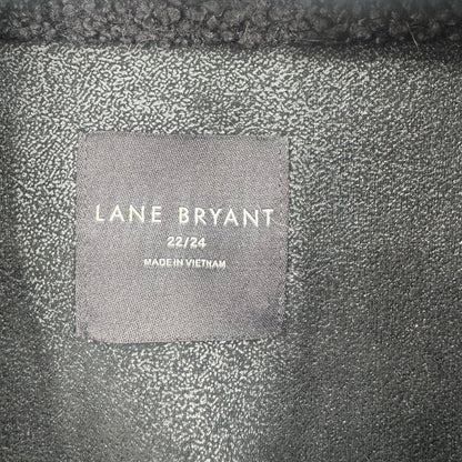 women Lane Bryant Boucle Black Coat 22/24/3X