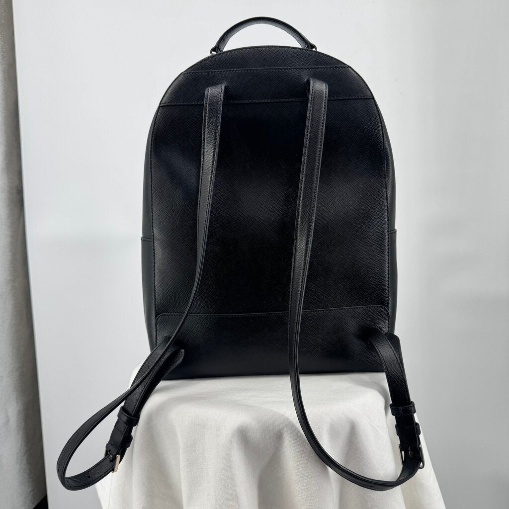 women Kate Spade Perry Large Backpack Black Purse 14" x 11" 5"