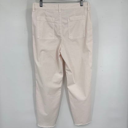 women Frank & Eileen Blackstone Crop Utility Pale Pink Pants 8