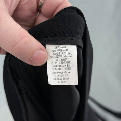 women Theory NWT Jeldra Wool Blend Trousers MSRP $328 Black Pants 12