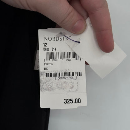 women Theory NWT Jeldra Wool Blend Trousers MSRP $328 Black Pants 12
