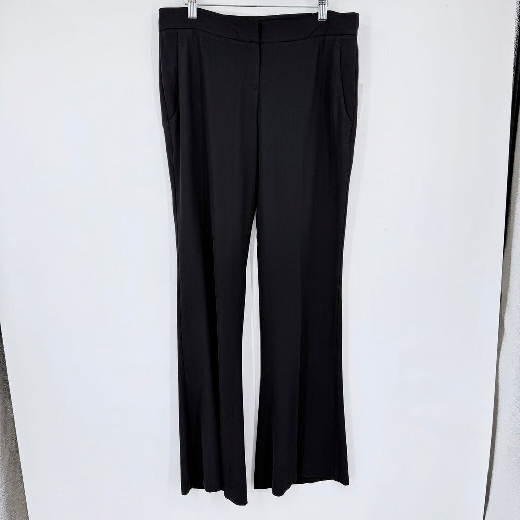 women Theory NWT Jeldra Wool Blend Trousers MSRP $328 Black Pants 12
