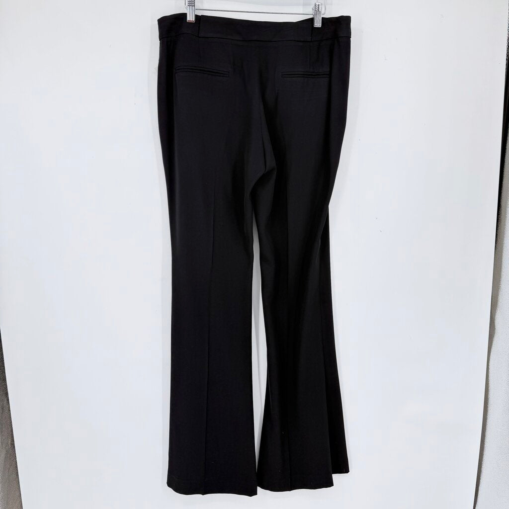 women Theory NWT Jeldra Wool Blend Trousers MSRP $328 Black Pants 12