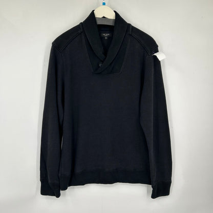 men Ted Baker Shawl Collar Pullover Black Sweater S