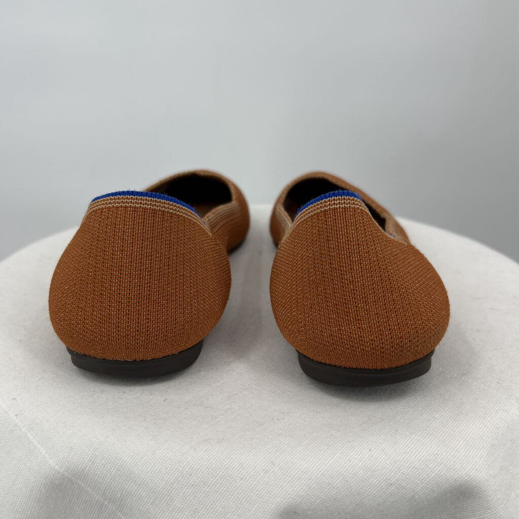 women Rothy's The Flat Fawn Brown Shoes 6