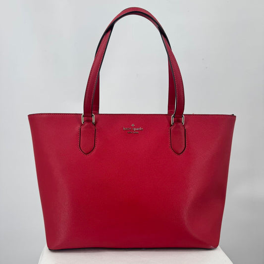 women Kate Spade Laurel Way Medium Dally Tote Red Purse 16.5" x 10" x 5.25"