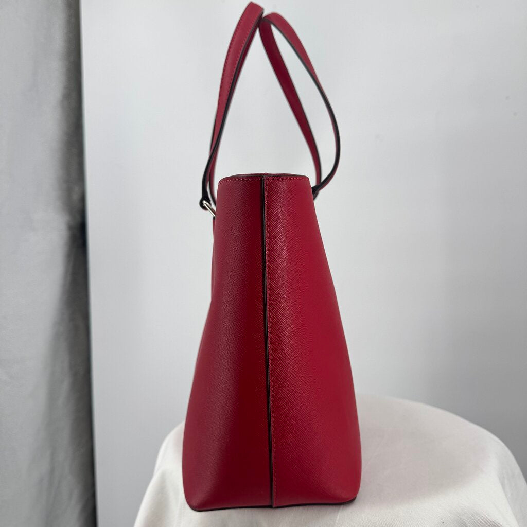 women Kate Spade Laurel Way Medium Dally Tote Red Purse 16.5" x 10" x 5.25"