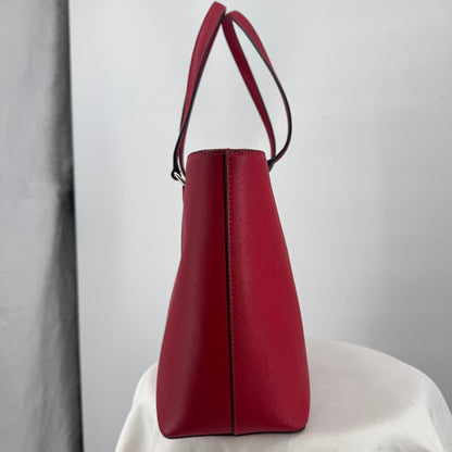 women Kate Spade Laurel Way Medium Dally Tote Red Purse 16.5" x 10" x 5.25"