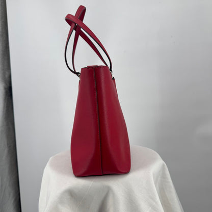 women Kate Spade Laurel Way Medium Dally Tote Red Purse 16.5" x 10" x 5.25"