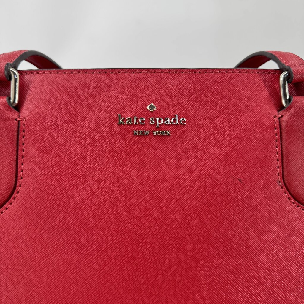 women Kate Spade Laurel Way Medium Dally Tote Red Purse 16.5" x 10" x 5.25"