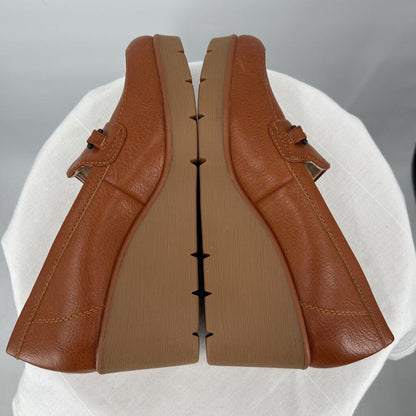women Naturalizer Achieve Wedge Loafers Cognac Shoes 7