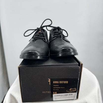 women Frye Leather Oxfords Black Shoes 8M