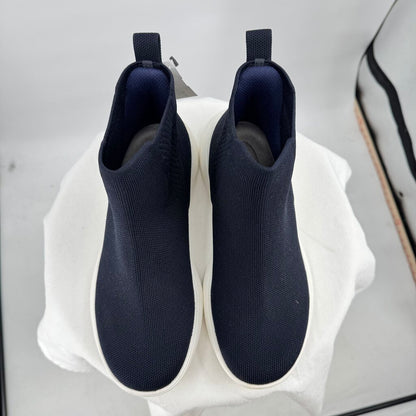 women Vivaia Round-Toe Slip-On Sneaker Boots Navy Blue Shoes 39/8.5