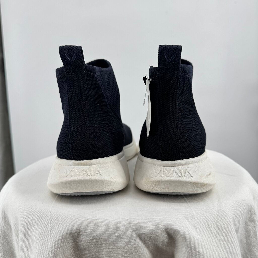 women Vivaia Round-Toe Slip-On Sneaker Boots Navy Blue Shoes 39/8.5