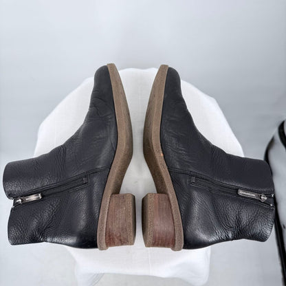 women Dansko Daisie Waterproof Leather Chelsea Boot Black Shoes 38/7.5