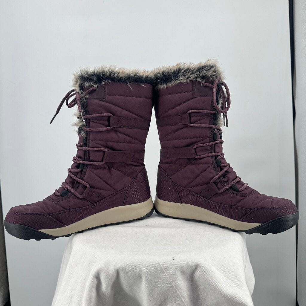 women Columbia Minx IV Winter Boots Moonvista Plum Shoes 10
