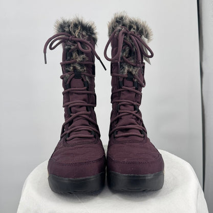 women Columbia Minx IV Winter Boots Moonvista Plum Shoes 10