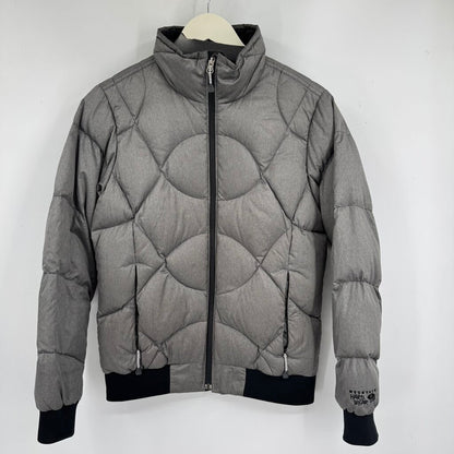 women Mountain Hardwear Down Puffer Gray Jacket M
