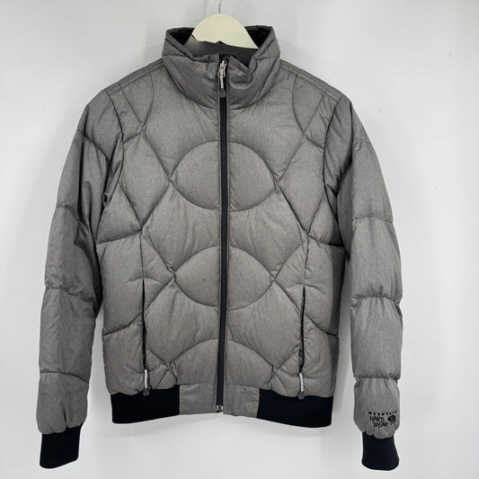 women Mountain Hardwear Down Puffer Gray Jacket M