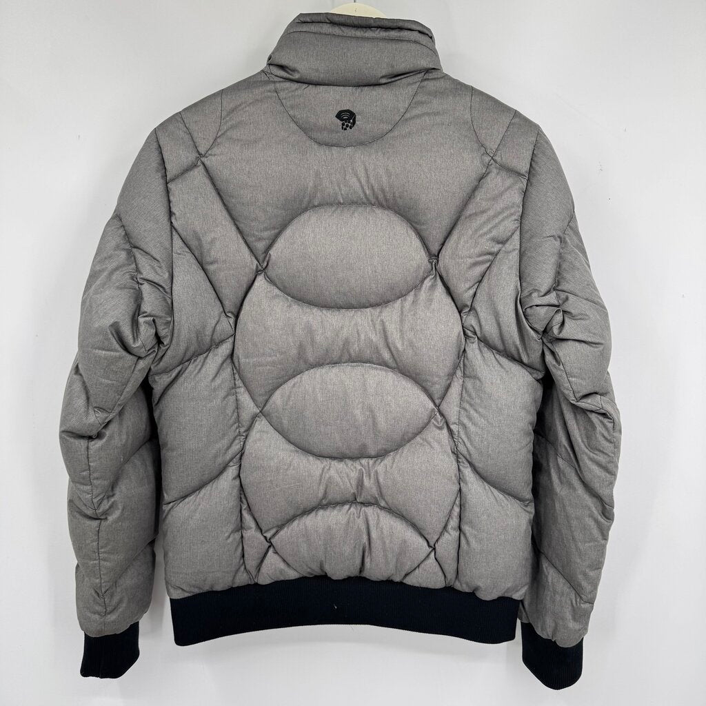women Mountain Hardwear Down Puffer Gray Jacket M