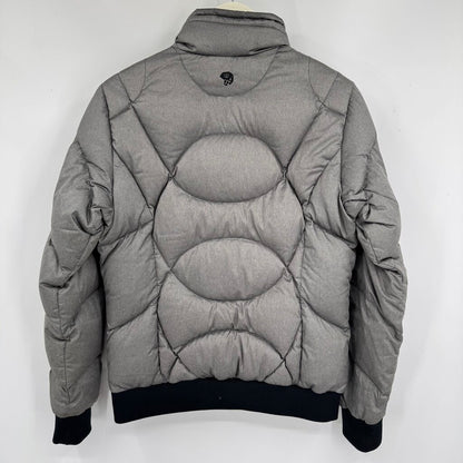 women Mountain Hardwear Down Puffer Gray Jacket M