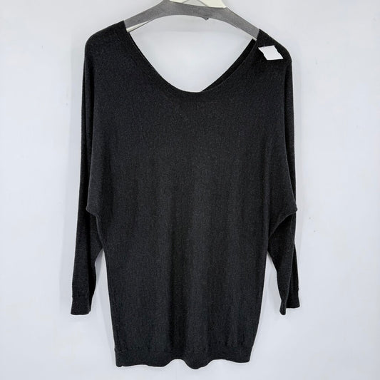 women Vince Rayon Blend Dolman Sleeve Charcoal Sweater S