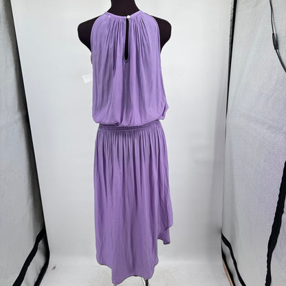 women Ramy Brook Audrey Smocked Waist Sleeveless Midi MSRP $425 Lavender Purple Dress S
