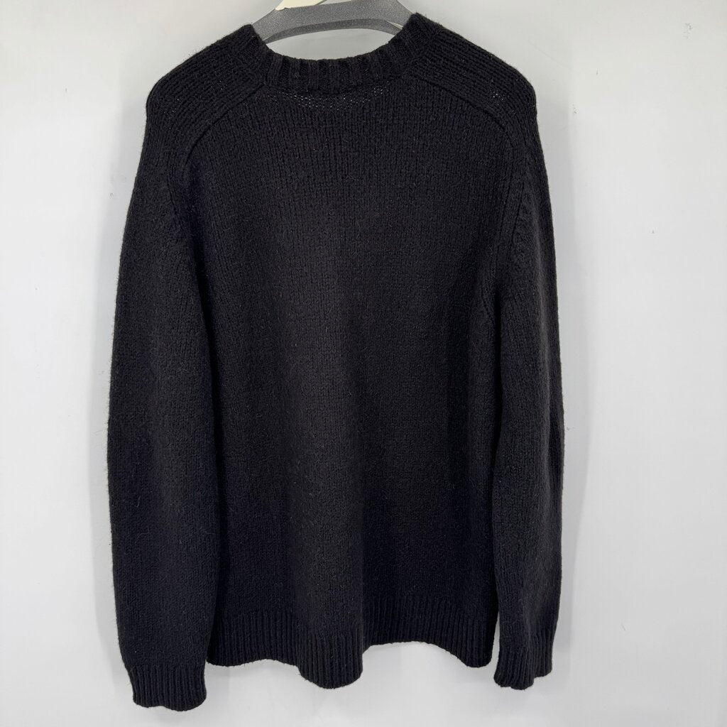 men Everlane Merino Blend Cloud Crew Black Sweater M