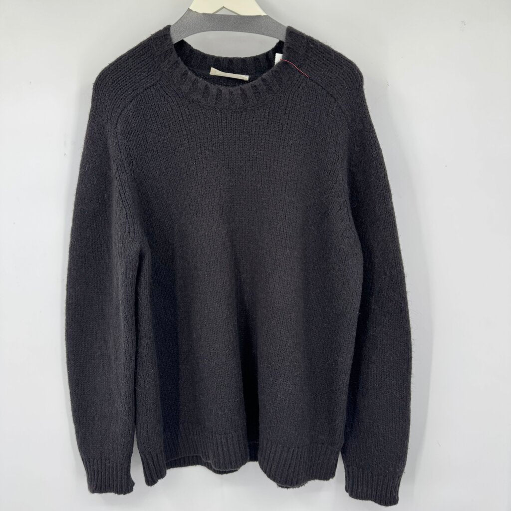 men Everlane Merino Blend Cloud Crew Black Sweater M