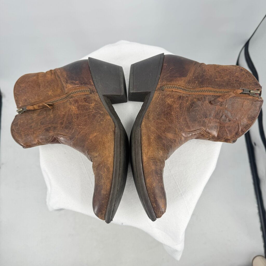women Ariat Darlin Western Boots Brown Shoes 9B