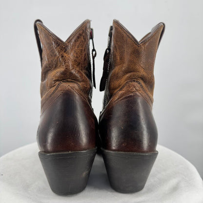 women Ariat Darlin Western Boots Brown Shoes 9B