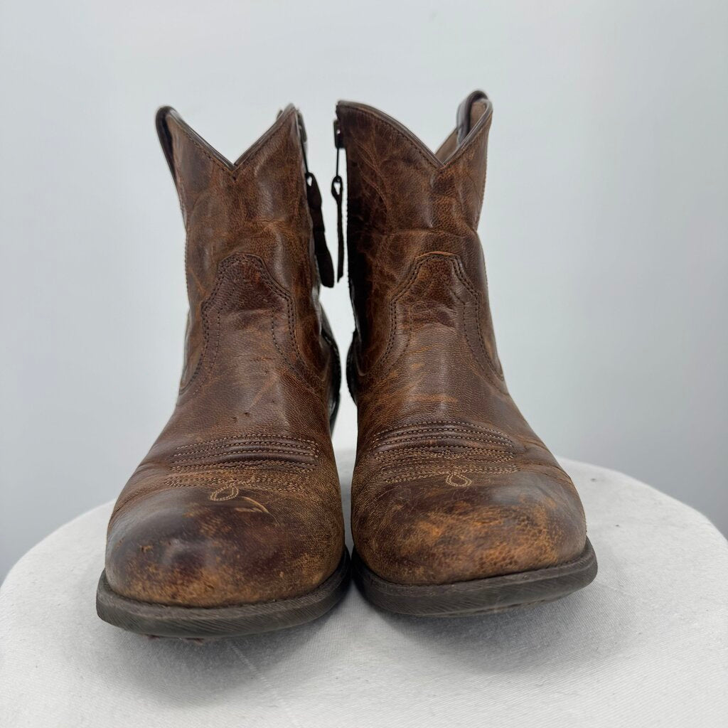 women Ariat Darlin Western Boots Brown Shoes 9B