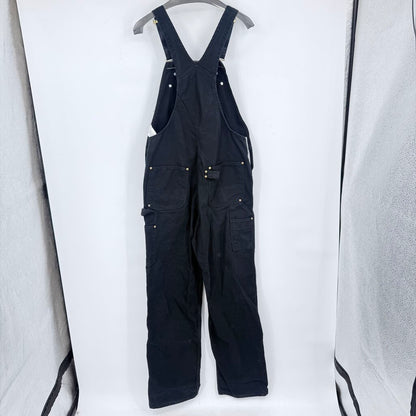 men Carhartt Overalls Black Jumpsuit/Romper 34x34