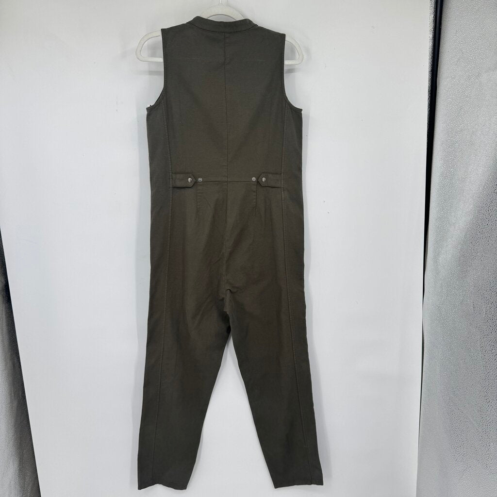 women Eileen Fisher NWOT Zip-Front Jumpsuit Olive Jumpsuit/Romper XXS
